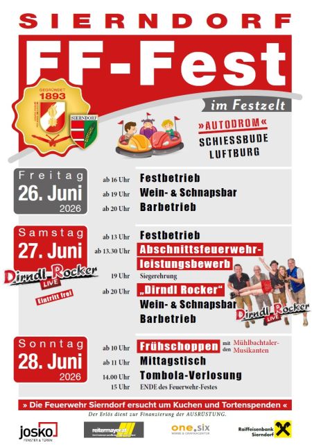 Feuerwehrfest 2026